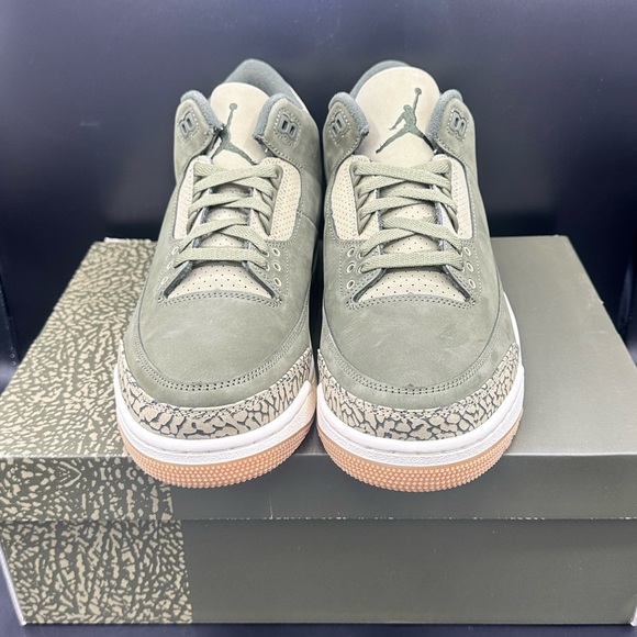 Air Jordan 3 Family Affair Medium Olive Size 11 DN3707-202 NEW WITH BOX - Picture 4 of 5